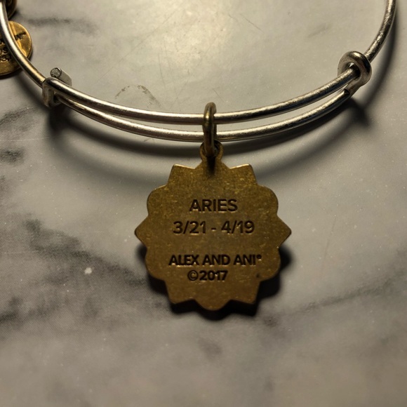 Alex & Ani Aries charm bangle - Picture 4 of 5